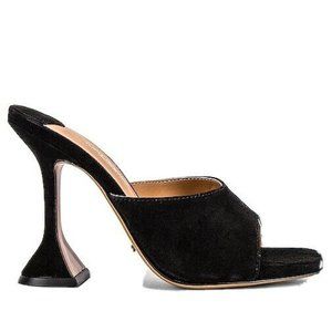 Tony Bianco Black Suede Mules $190 US 7.5